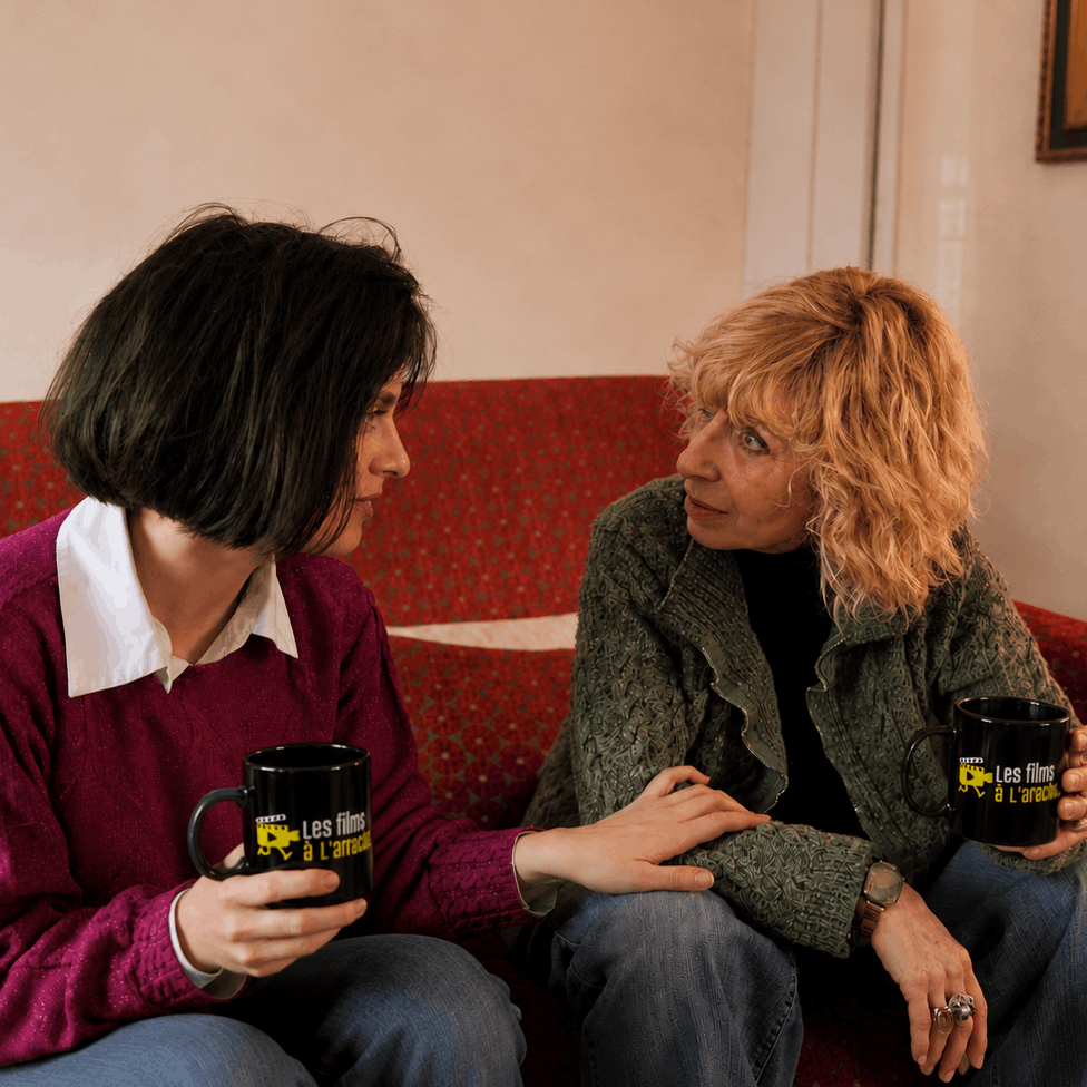 Mug brillant noir - Logo Les Films à l'Arrache