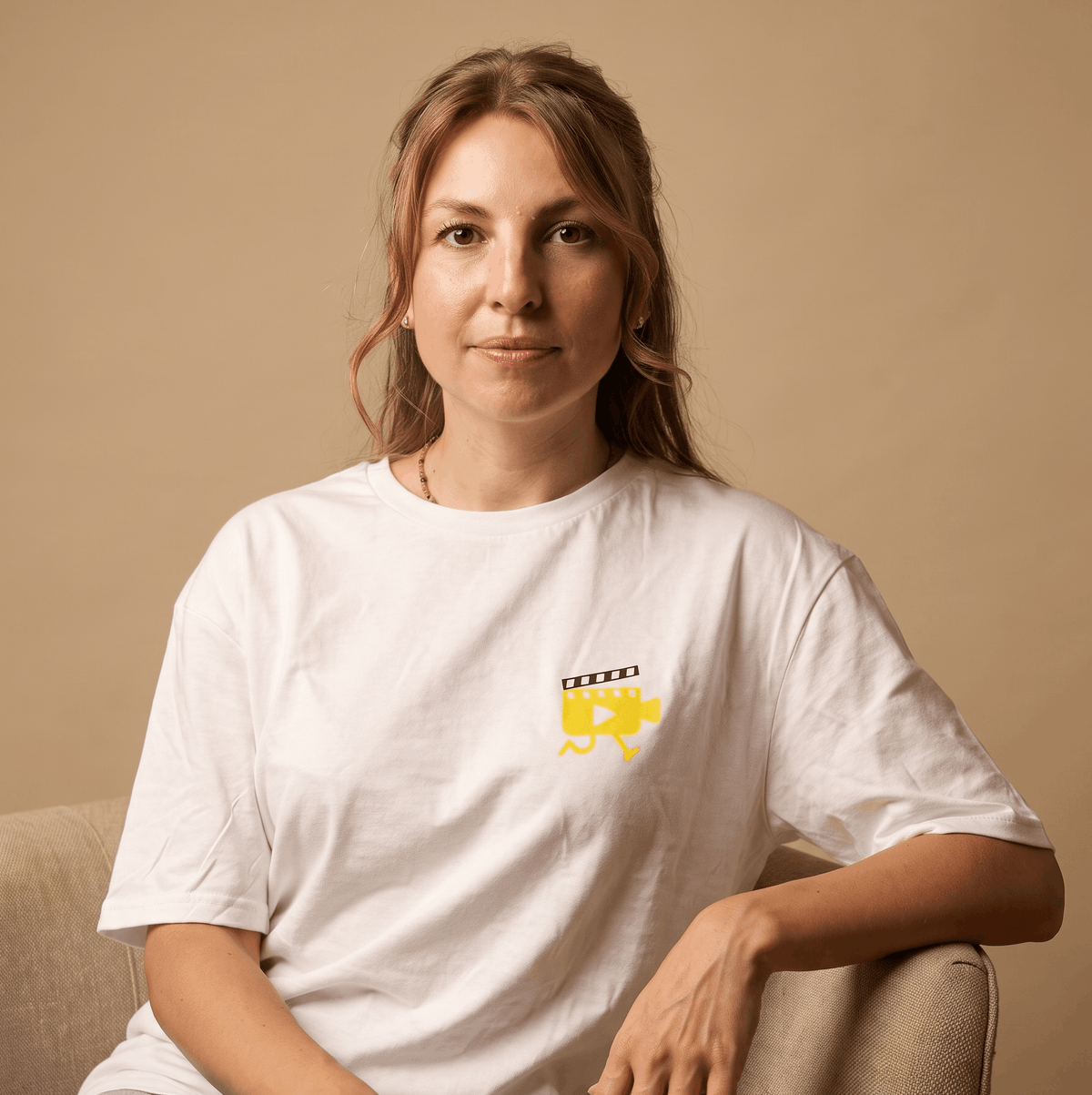 T-shirt Blanc - Clap Les Films à l'Arrache